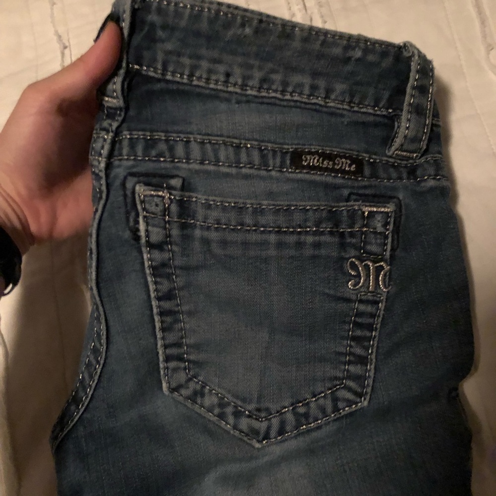Miss Me Signature Cuffed Skinny Jeans